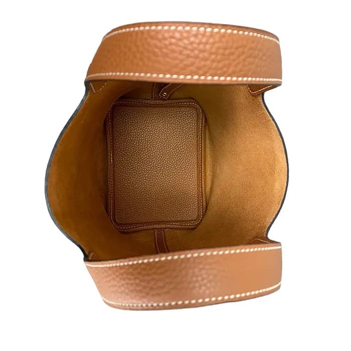 Sac seau Mendy de haute qualité en cuir véritable