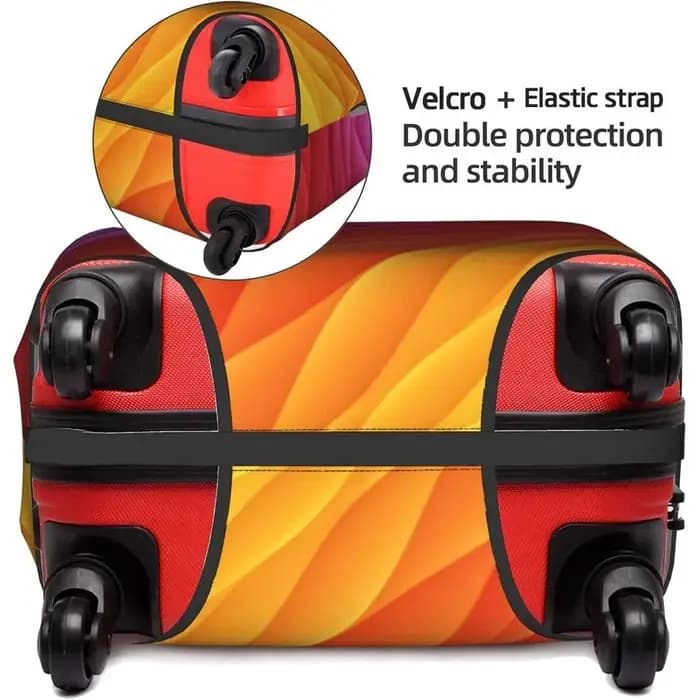 Housse de protection pour bagages en tissu extensible