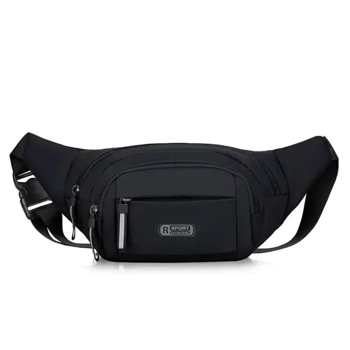 Sac de taille grande capacité pour hommes, sac de poitrine antivol en Nylon décontracté, voyage en p