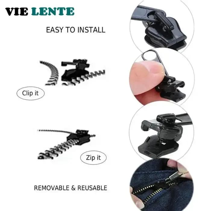 Kit de réparation de fermetures éclair universelles