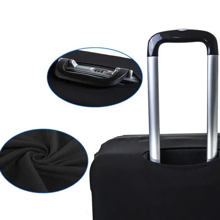 Housse de protection pour bagages avec lettres imprimées