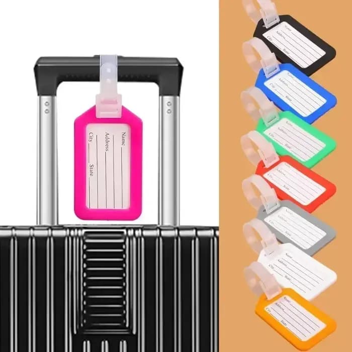 Étiquettes de bagage de couleurs