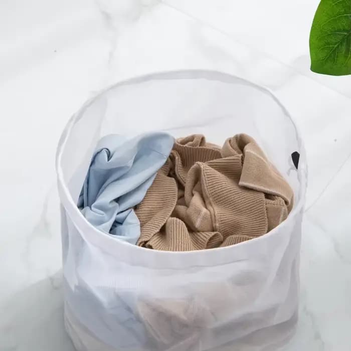Grand sac de lavage en filet pour linge sale