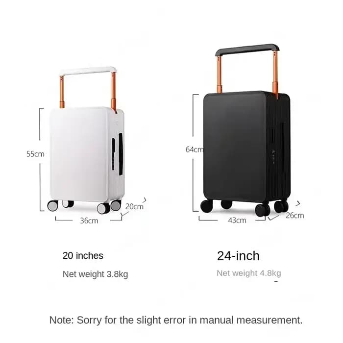 TSA BLOLock-Valise à roulettes avec poignée large