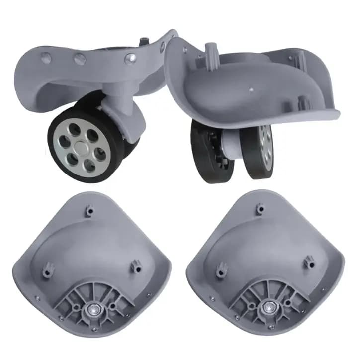 1 paire valises à bagages pivotantes