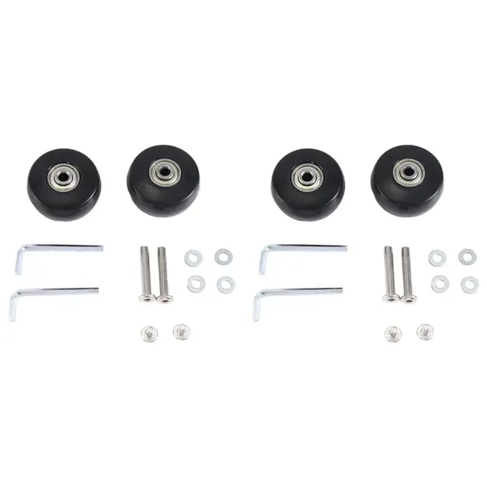 50X24mm ensemble de 4 roues de remplacement de valise à bagages