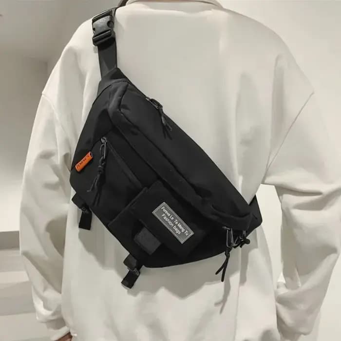 2025Woman poitrine Pack nouvelle rue tendance taille sac unisexe Sports de plein air Fanny