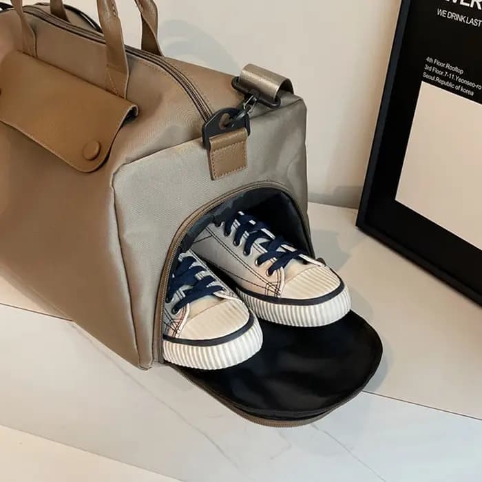 Sac de voyage en toile grande capacité personnalisable avec nom