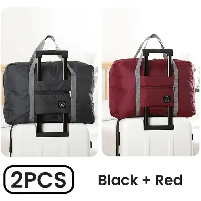 Lot de 2 sacs de voyage pliables pour les compagnies aériennes