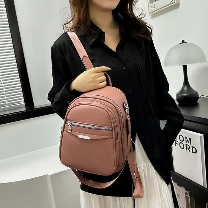 Sac à dos multifonctionnel en cuir de haute qualité pour femmes