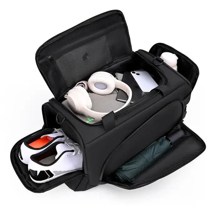 Sac de voyage fitness avec séparation humide/sèche, étanche, valise à main multifonctionnelle, sac de voyage pour affaires