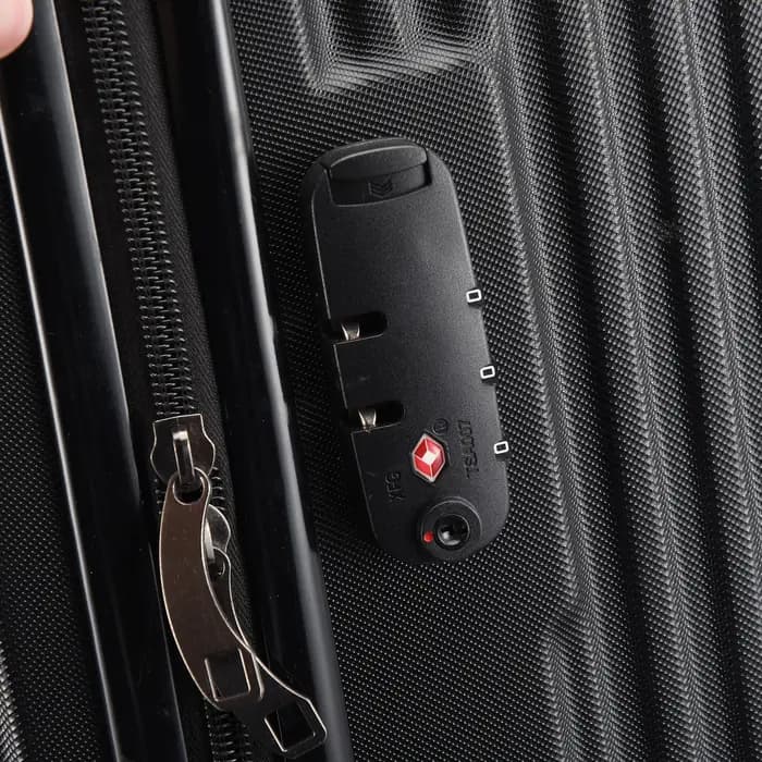 Ensemble de valises Lazyspace 3 pièces, valise de voyage avec roulettes et serrure, ensembles de bag
