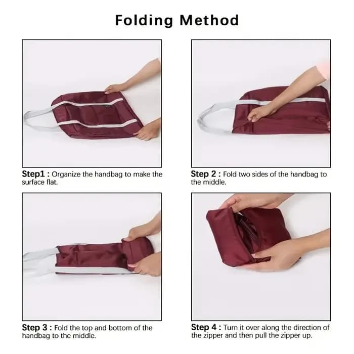 1 ensemble de sacs à bagages de voyage pliables de grande capacité