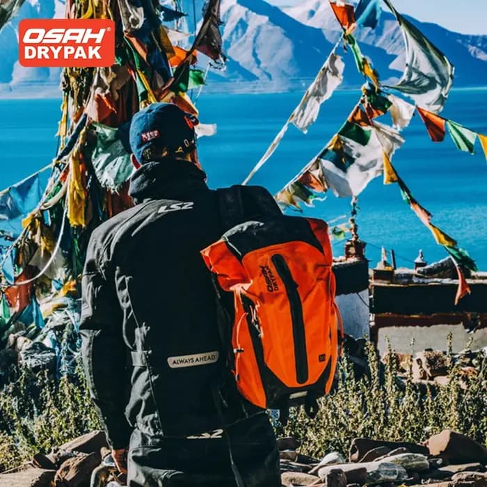 OSAH sac de moto jaune 30L sac à dos haute capacité multifonctionnel étanche escalade voyage en plein air sac
