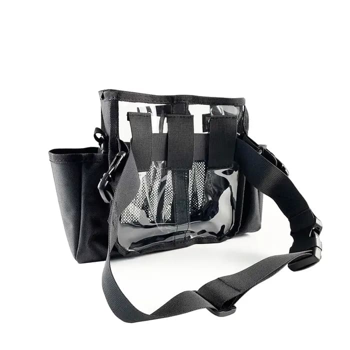 Sac banane transparent pour maqucroisement avec poignées