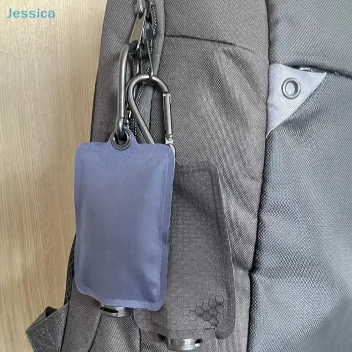 ♥ Pochette pour liquide pliable – Récipient de voyage réutilisable de gros calibre pour articles de toilette, liquides et utilisation en extérieur