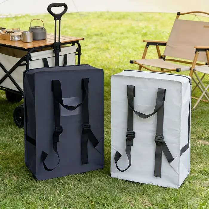 Sac à dos pliable robuste grande capacité à double bandoulière pour déménagement