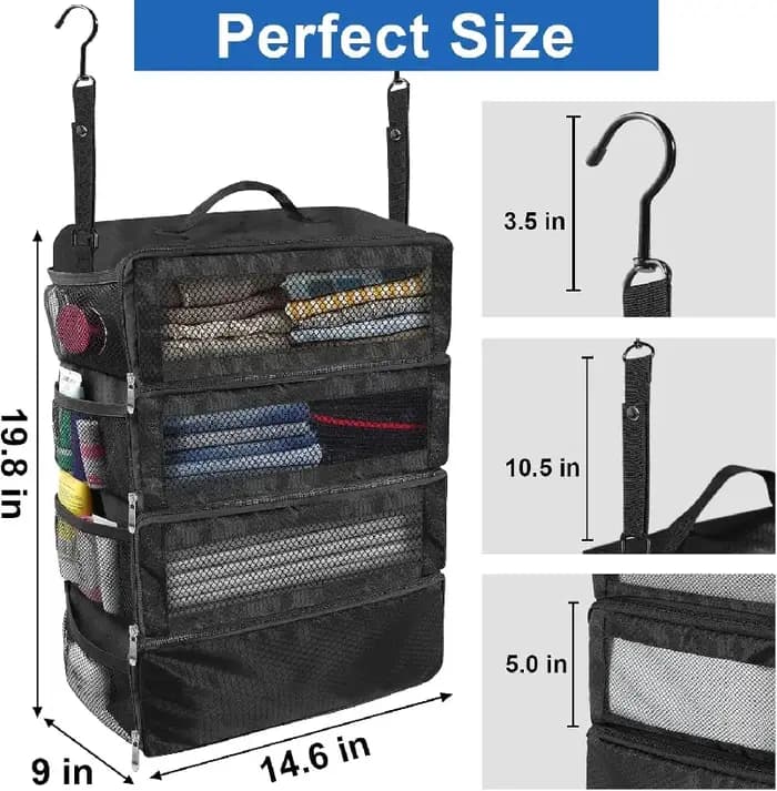 Organisateur de valise grande capacité