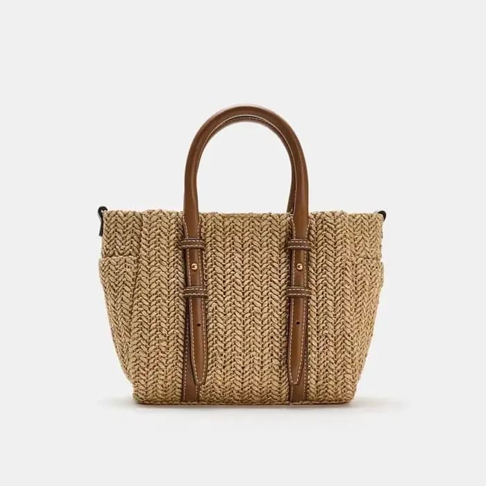Nouveau Sac à Main Tressé en Herbe pour l'Été 2026 – Mini Sac Bandoulière Polyvalent Tendance pour le Shopping