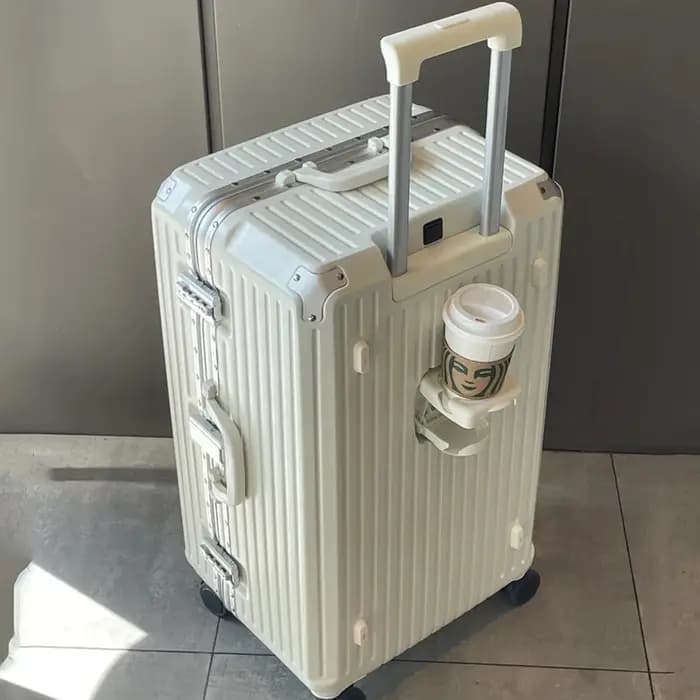 Valise de voyage grande capacité avec cadre en aluminium