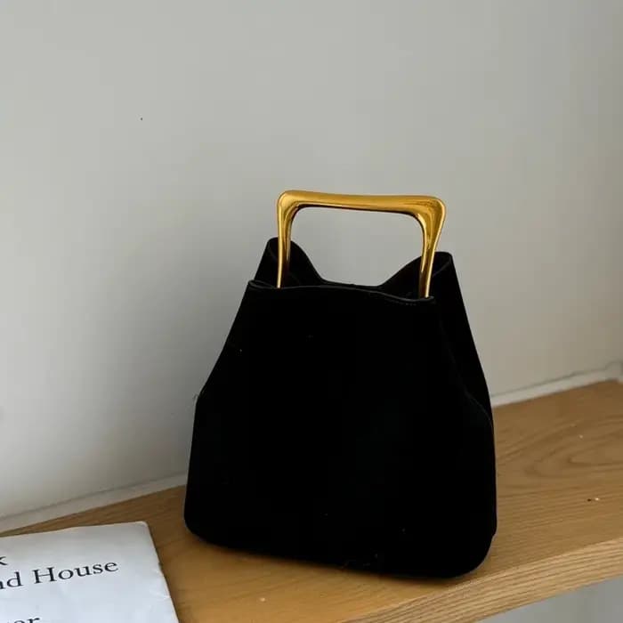 Sac à main de luxe pour femme en velours