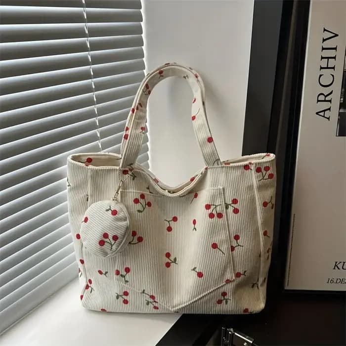 2 sacs fourre-tout (sac fourre-tout + petit sac rond) pour femmes