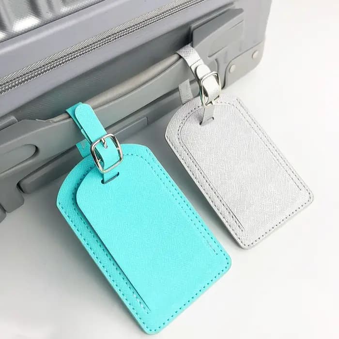 Étiquette de bagage de voyage avec nom personnalisé