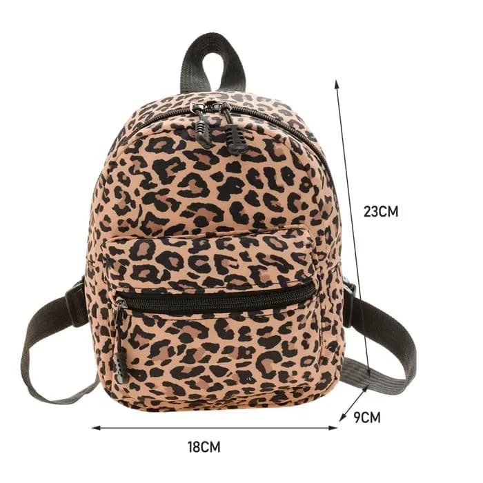Ins-Sac à dos léopard pour femme