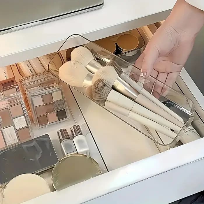 Boîte de rangement pour cosmétiques et papiers