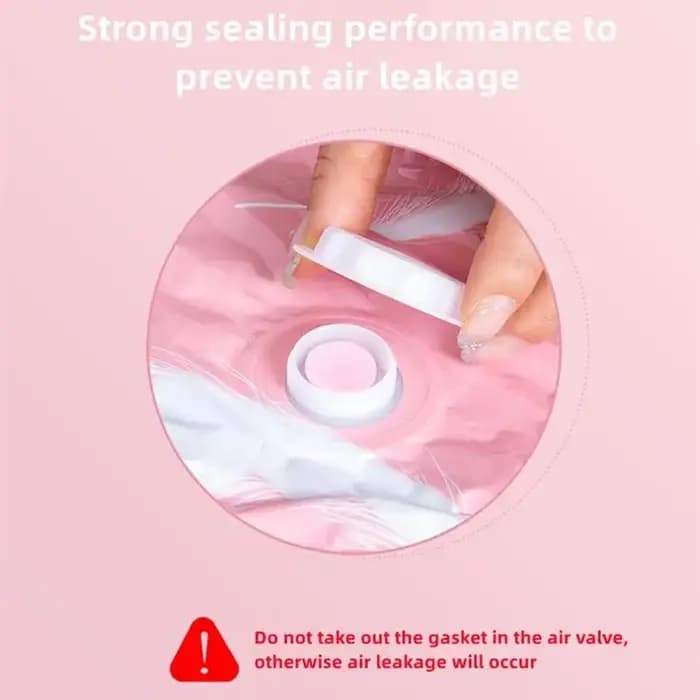 Sac sous vide réutilisable et couvercle de pompe pour le rangement des vêtements
