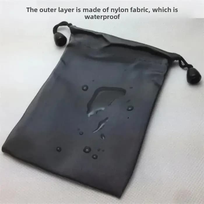 Oxford – sac à cordon étanche et anti-poussière, sac en Polyester noir, pochette pour câble de donné