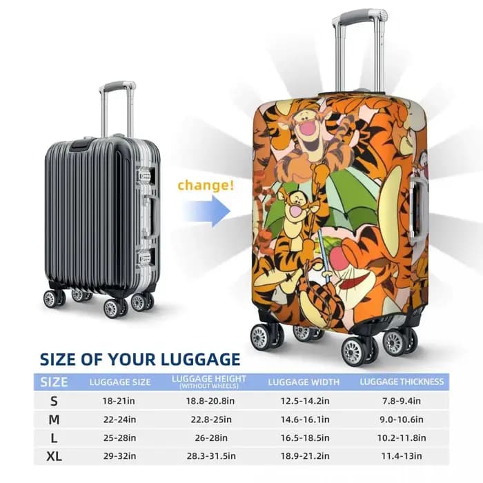 Housse de protection élastique pour valise de voyage