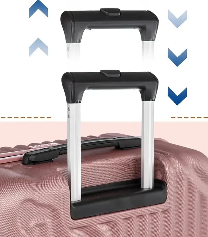 Ensembles de bagages Valises Domtom à roues doubles rotatives et amovibles