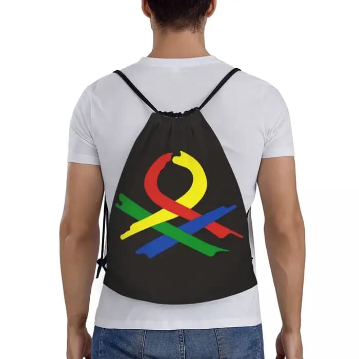 United Colors Of Benetton Sacs à dos portables avec cordon de serrage, sacs de sport, sacs à livres pour homme et femme, pour l'école