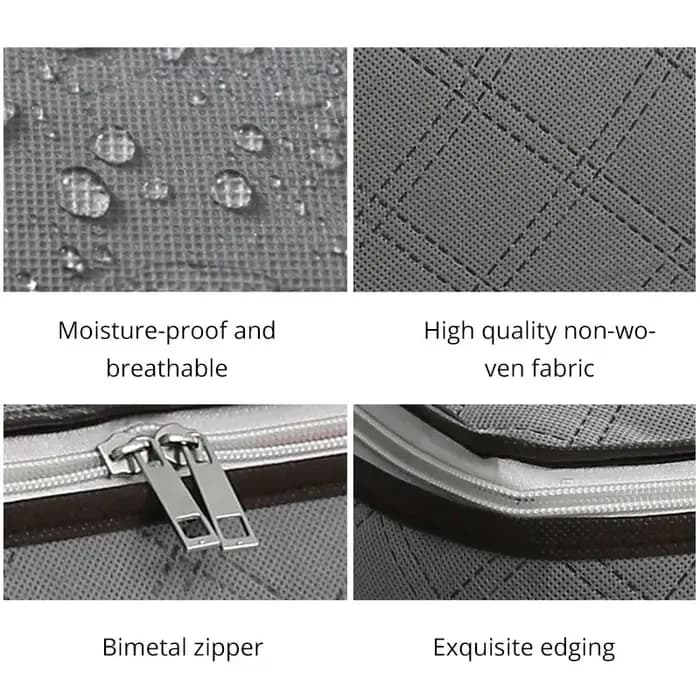 Sac de Rangement pour Vêtements de Grande Capacité, avec Poignée Renforcée, pour Couverture, Couette