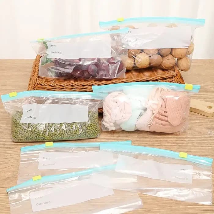 Sac à fermeture éclair réutilisable