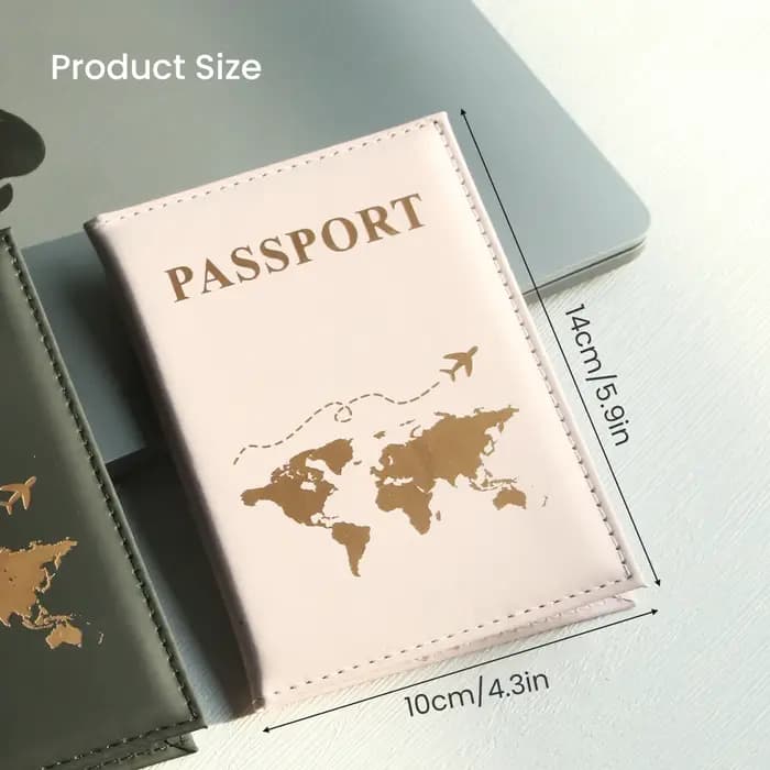 Couverture de passeport, porte-passeport, organisateur de carte du monde, étui de protection pour cartes, porte-carte de crédit, Document d'identité, portefeuille pour passeport