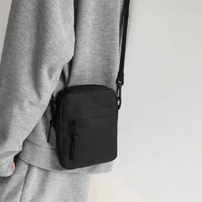 Sacs à bandoulière pour hommes décontracté toile petite pochette