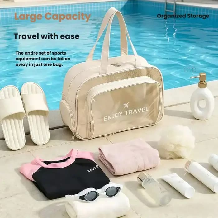Sac de sport étanche pour la natation avec poche à chaussures