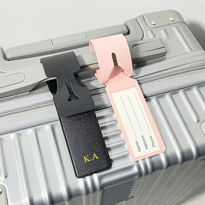 Étiquette de bagage longue avec Logo d'entreprise personnalisé