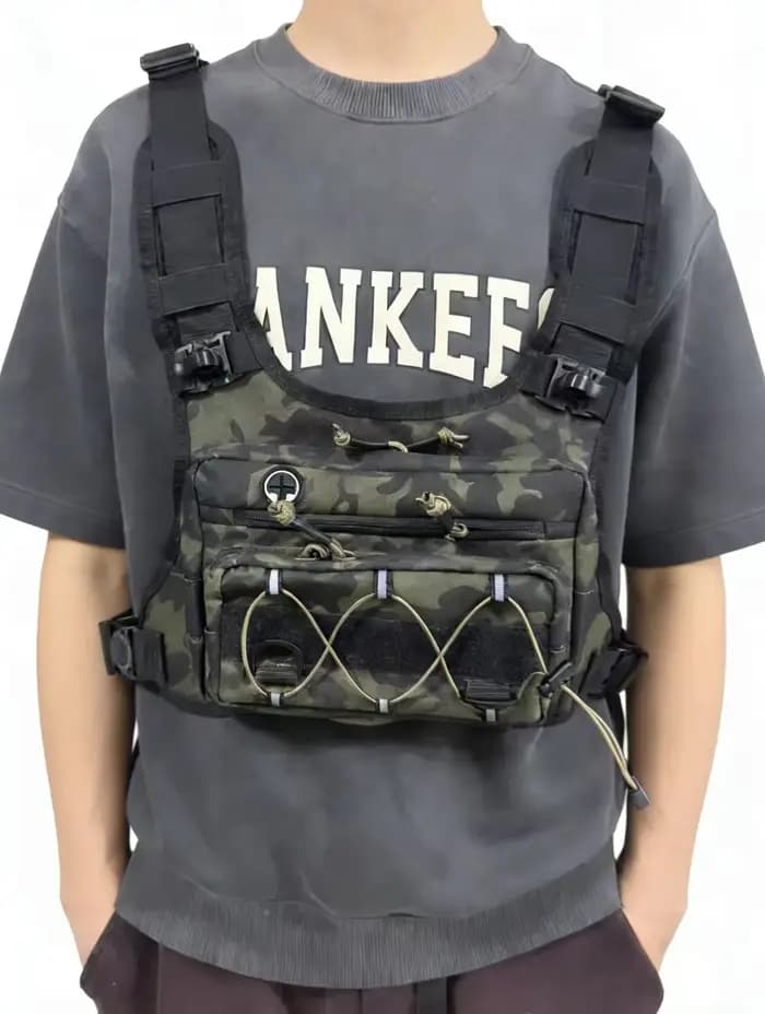 Sac bandoulière tactique imperméable pour homme – Idéal pour la course