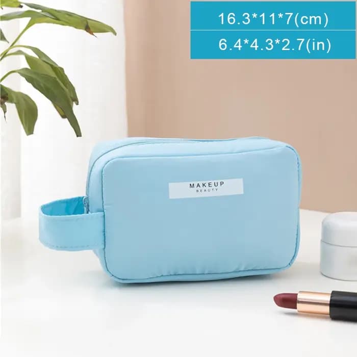 Sac à cosmétiques pochette de voyage pour femmes articles de toilette imperméables organisateur de beauté sac