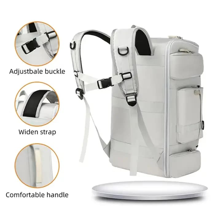 Sac à dos multi-poches pour ordinateur portable pour homme