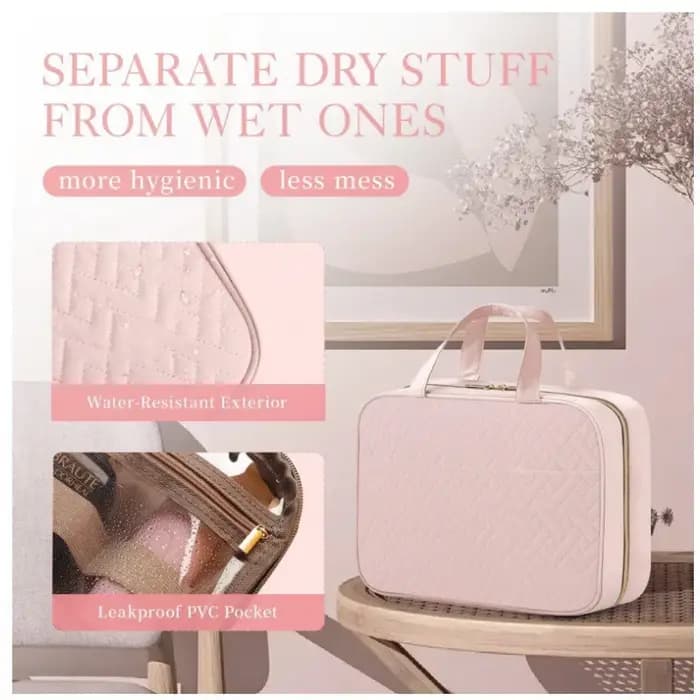 Trousse de toilette sac de voyage avec crochet de suspension