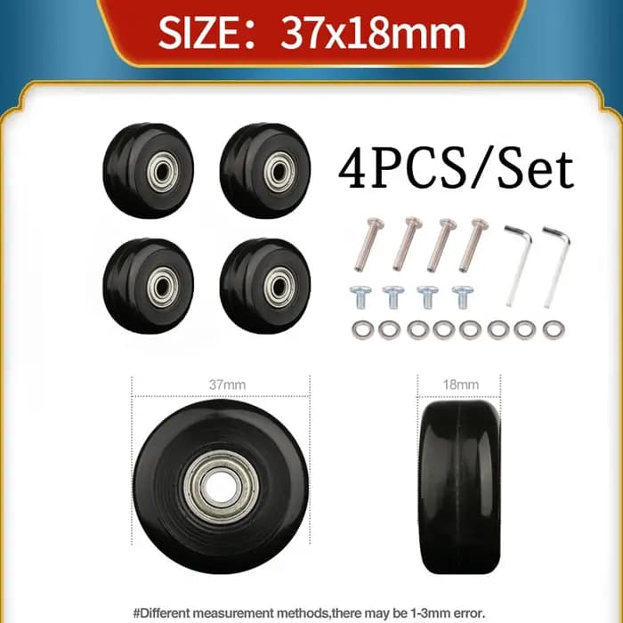 22 pièces/ensemble valise roue Dia40mm/50mm/60mm bagages roues remplacement valise réparation access