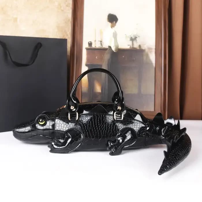 Le nouveau sac en crocodile de style 2025 est un sac