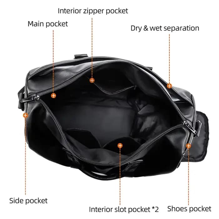 Grand sac de voyage fourre-tout pour hommes et femmes