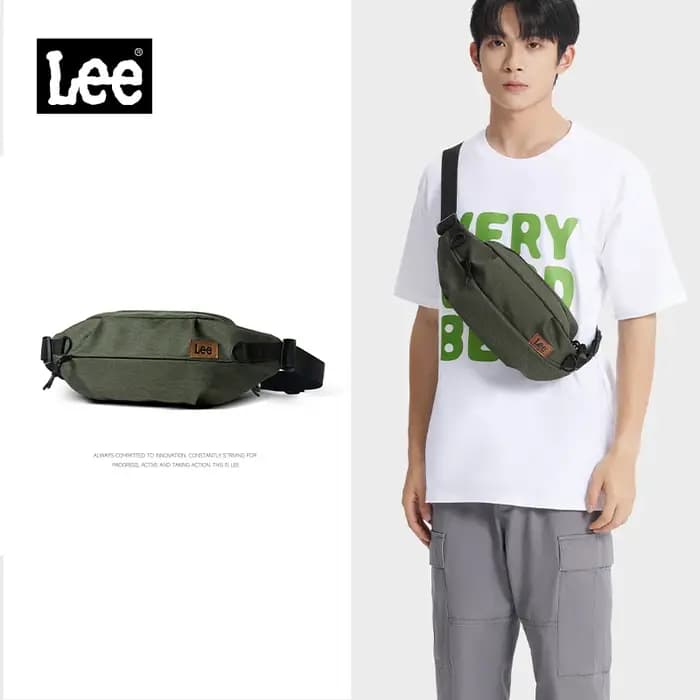 LEE femmes hommes Oxford bandoulière taille sac étanche course Sport unique épaule Slingbag voyage i