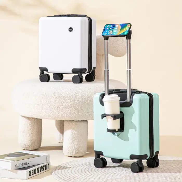 Valises De Voyage aériennes sur roulettes avec porte-gobelet