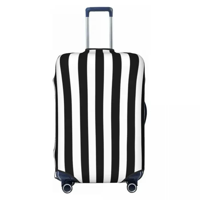 Juste de valise imprimée à rayures vintage